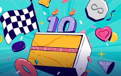 Say happy birthday to Casumo Casino and race your way to €110k in prizes