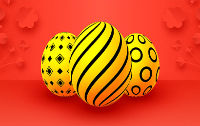 Grab a daily Easter egg and unlock rewards with the promotion from Rizk Casino!