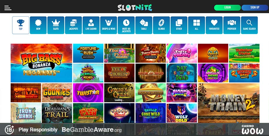 Slotnite Casino Games