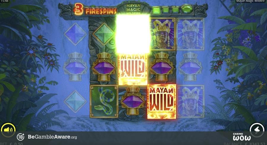 Mayan Magic Wildfire Bonus Feature