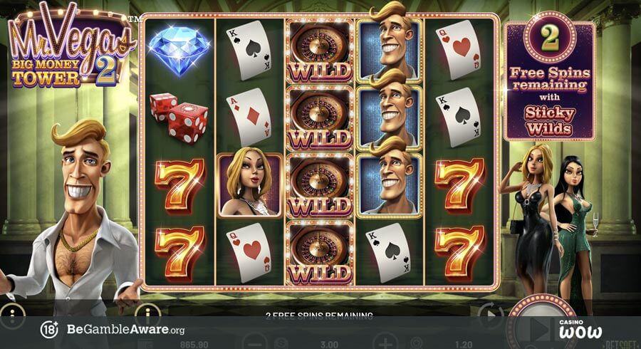 Mr Vegas 2: Big Money Tower Bonus Feature