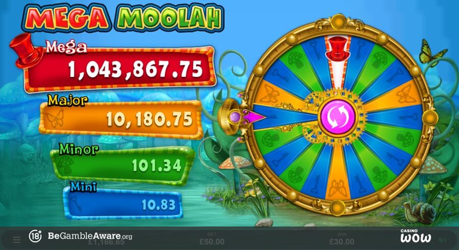 Absolootly Mad Mega Moolah Bonus Feature