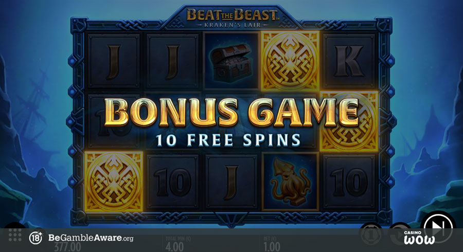 Beat the Beast: Kraken’s Lair Bonus Feature