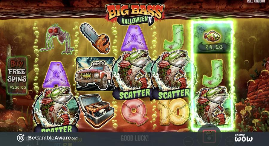 Big Bass Halloween 2 Bonus Feature