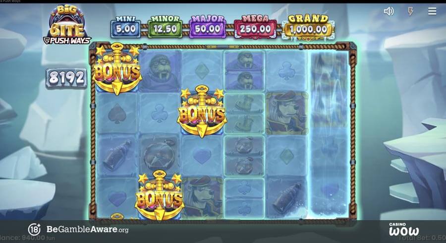 Big Bite Push Ways Bonus Feature