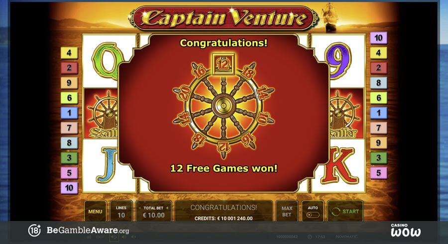 Captain Venture Bonus Feature