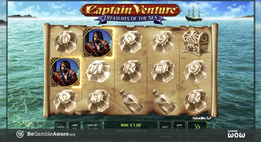 Captain Venture Treasures of the Sea Bonus Feature
