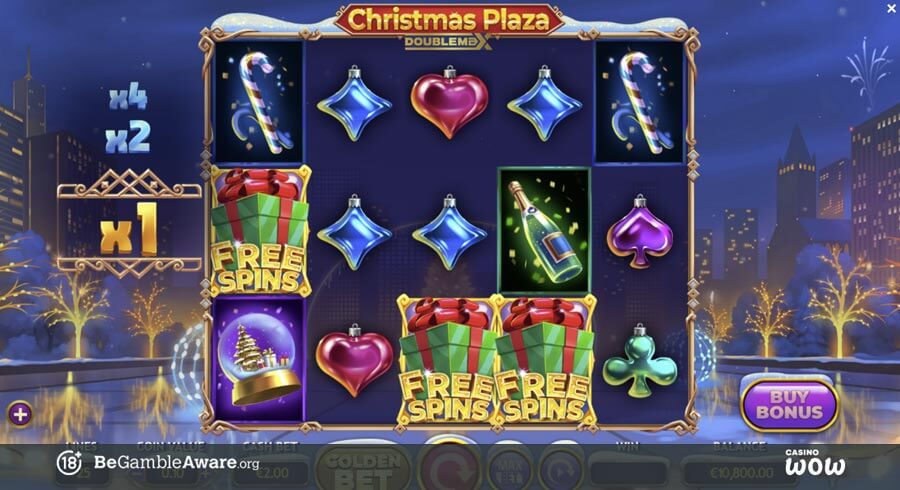 Christmas Plaza DoubleMax Bonus Feature