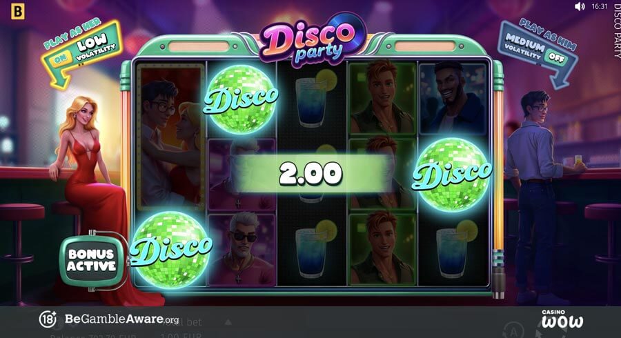 Disco Party Bonus Feature