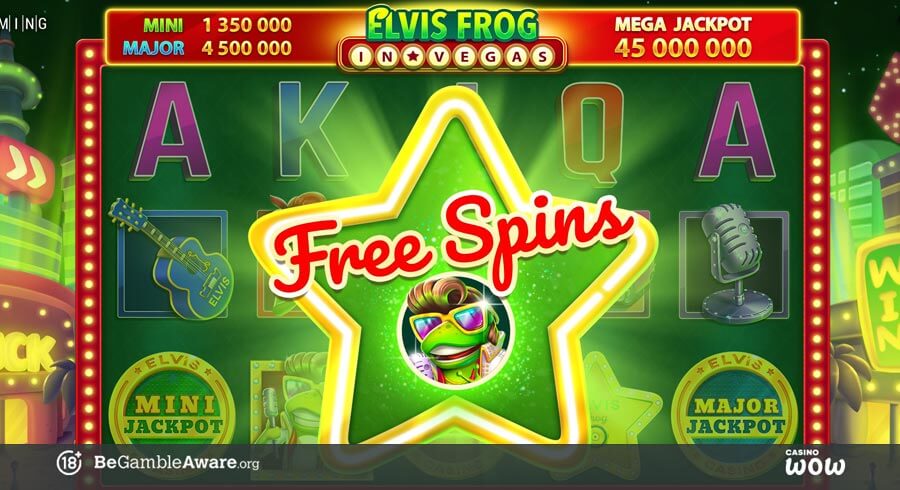 Elvis Frog in Vegas Bonus Feature
