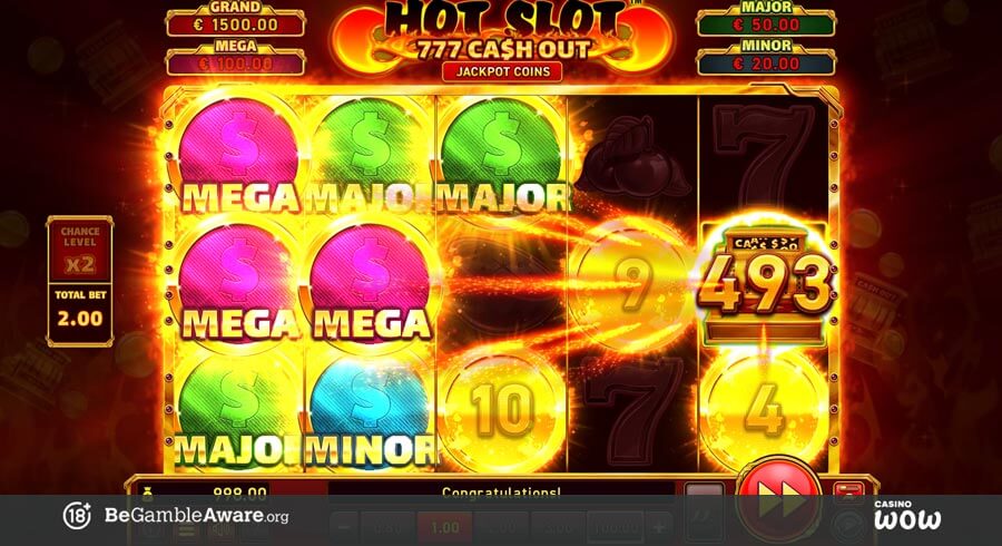 Hot Slot: 777 Cash Out Bonus Feature