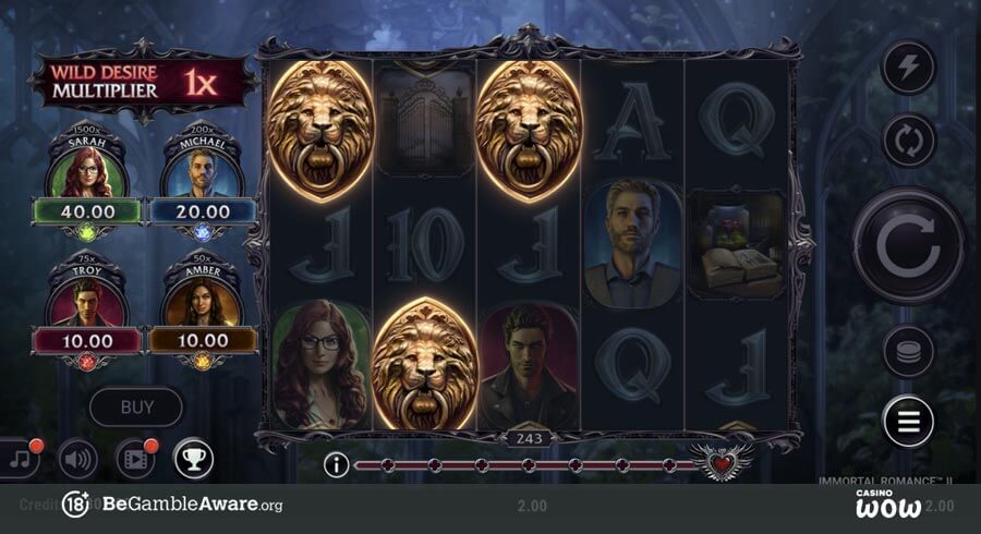 Immortal Romance II Bonus Feature