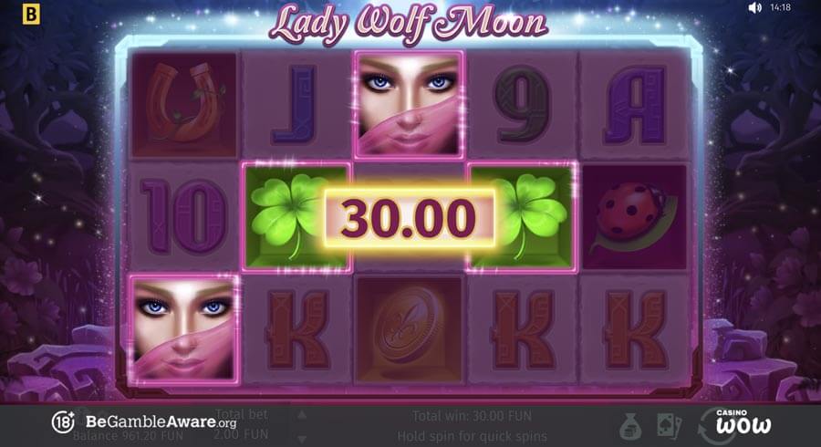 Lady Wolf Moon Big Win