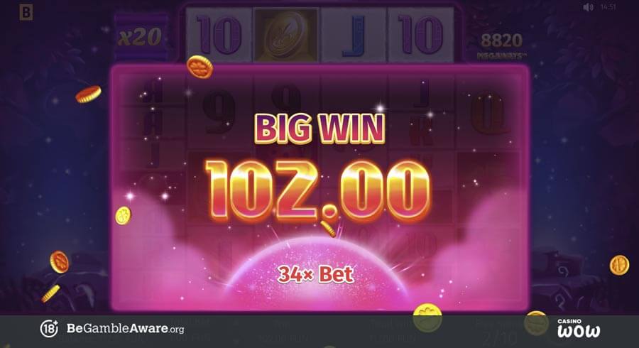 Lady Wolf Moon Megaways Big Win