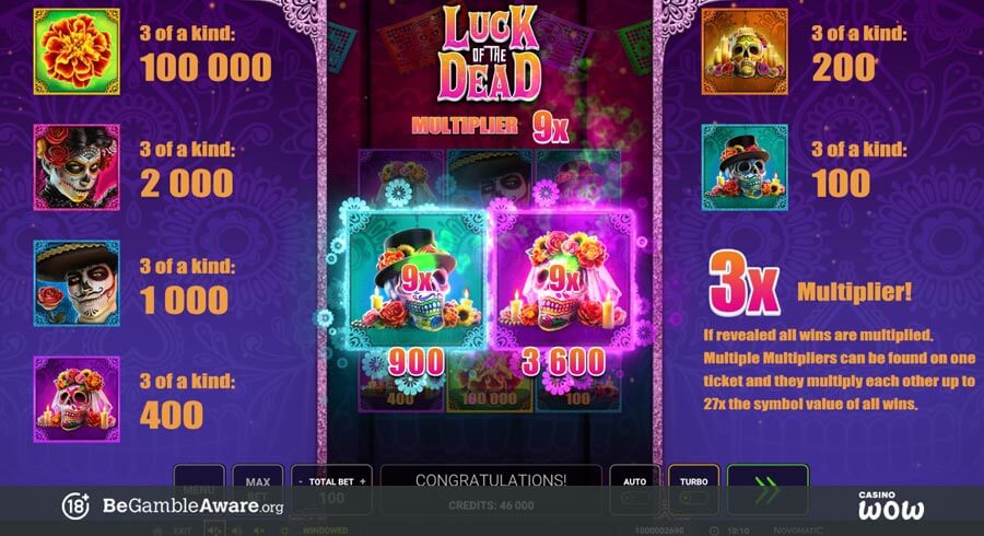 Luck of the Dead Scratch Bonus Feature