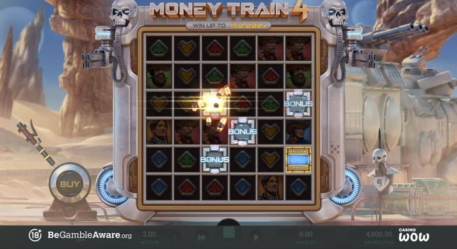 Money Train 4 Bonus Feature