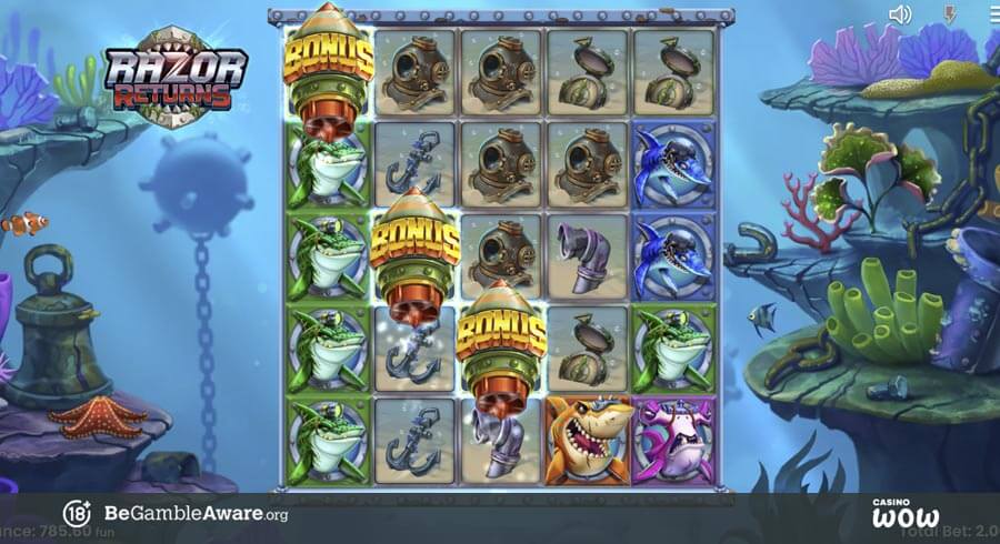 Razor Returns Bonus Feature