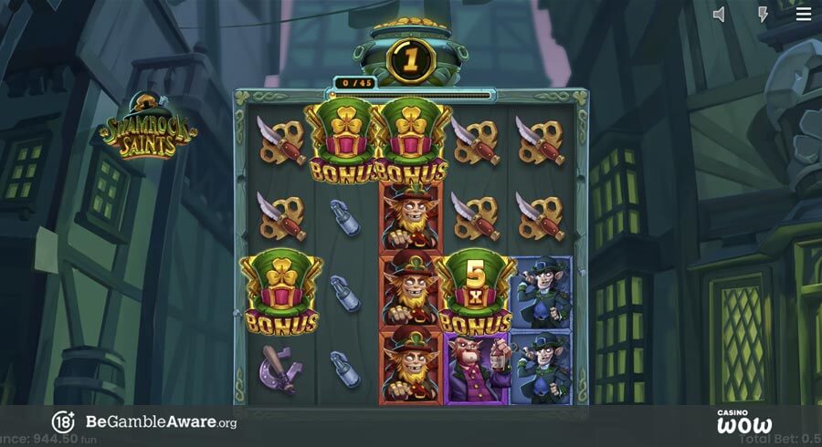 Shamrock Saints Bonus Feature