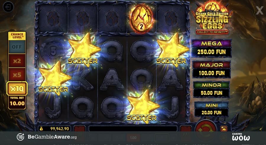 Sizzling Eggs Grand Gold Edition Bonus Feature