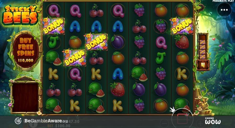 Sticky Bees Bonus Feature