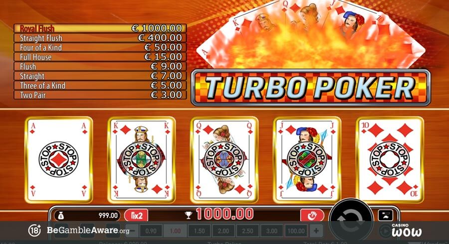 Turbo Poker Big Win