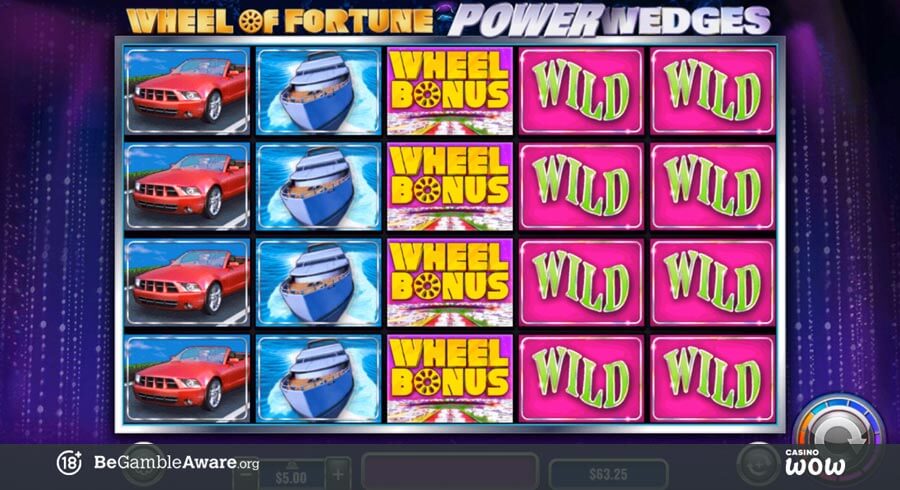Wheel of Fortune Power Wedges Bonus Feature