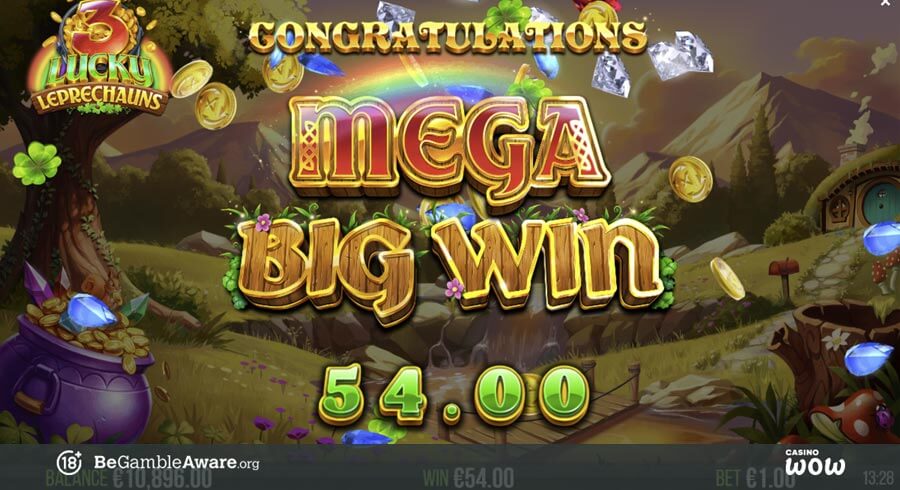 3 Lucky Leprechauns Big Win