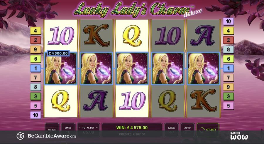 Lucky Lady's Charm Deluxe Big Win