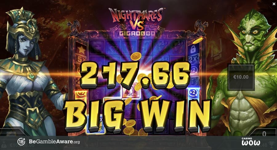 Nightmares VS GigaBlox Big Win