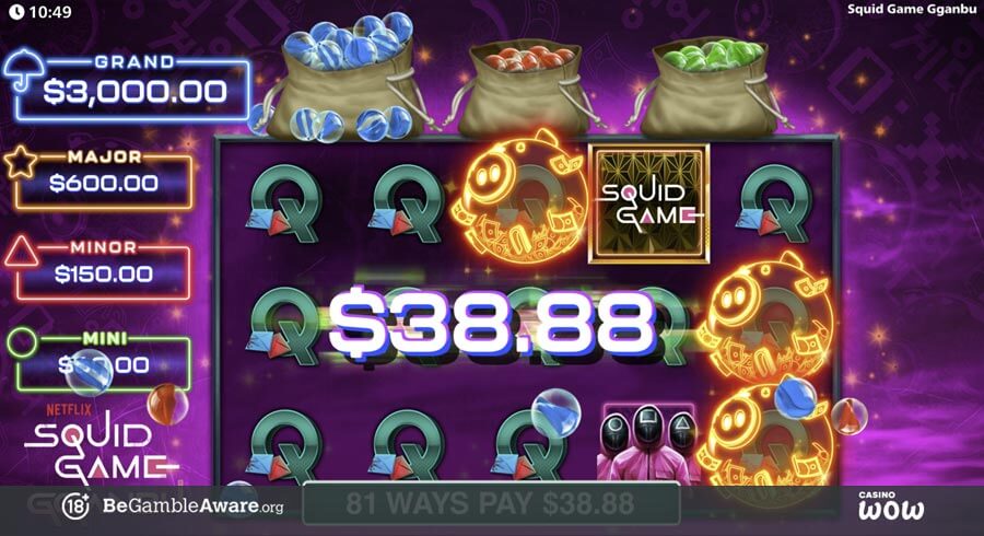 Squid Game Gganbu Big Win