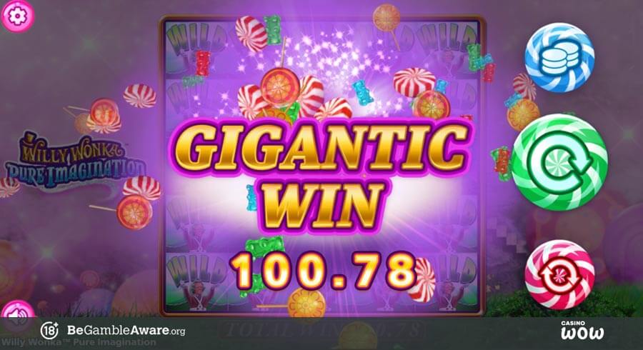 Willy Wonka Pure Imagination Big Win