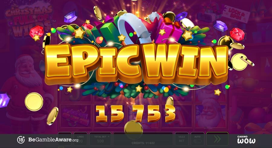 A Christmas Full of Wilds Big Win