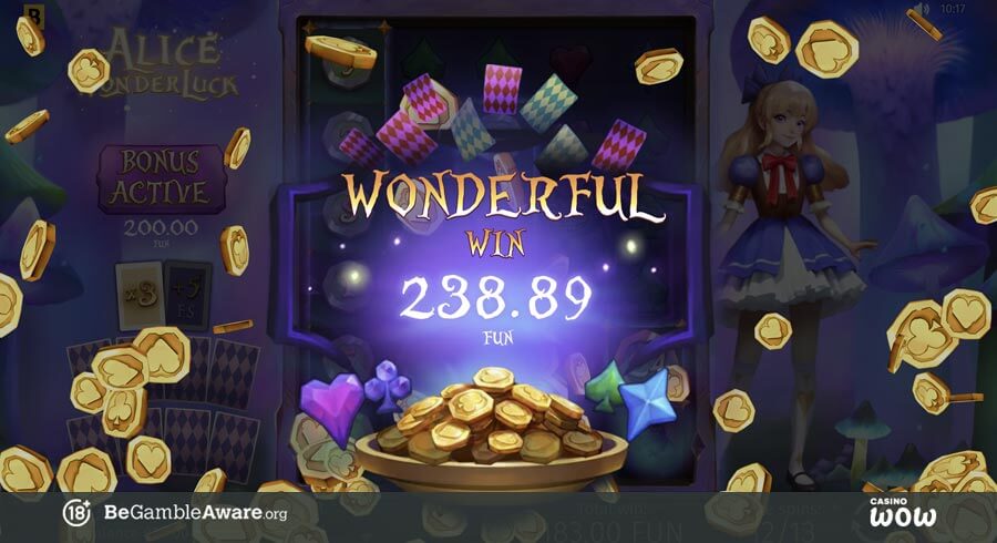 Alice WonderLuck Big Win