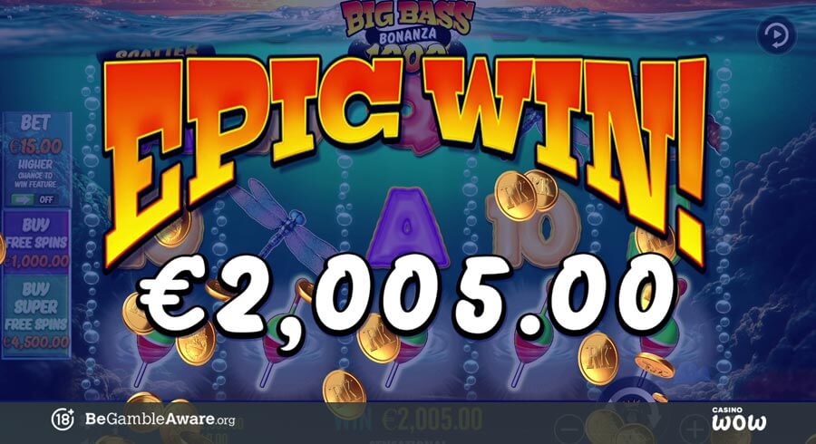 Big Bass Bonanza 1000 Big Win