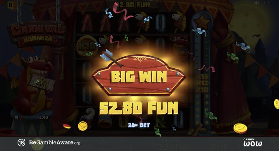 Carnival Bonanza Big Win