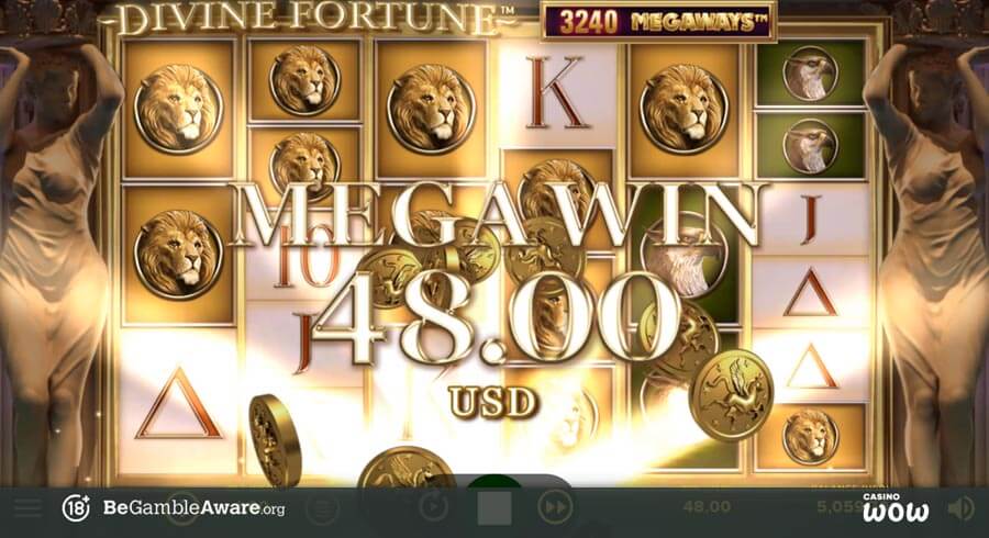 Divine Fortune Megaways Big Win
