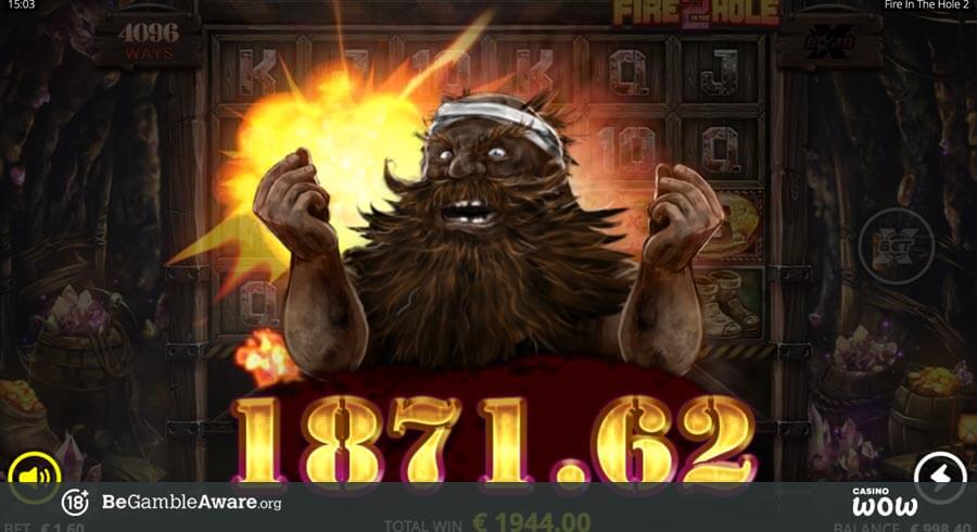 Fire in the Hole 2 Big Win