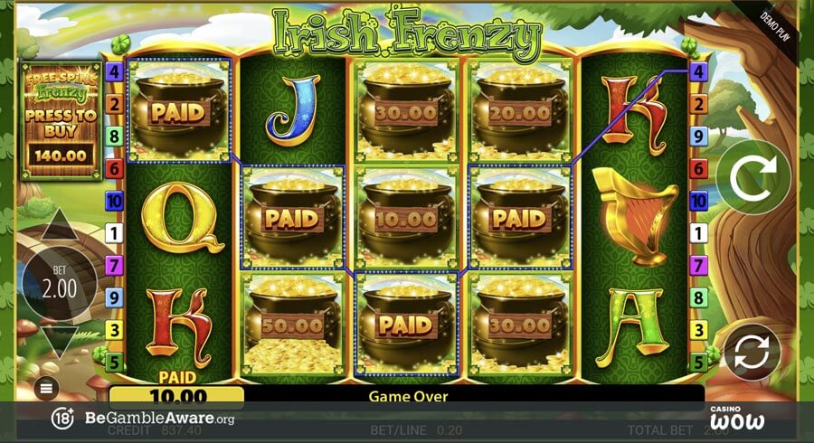 Irish Frenzy Big Win