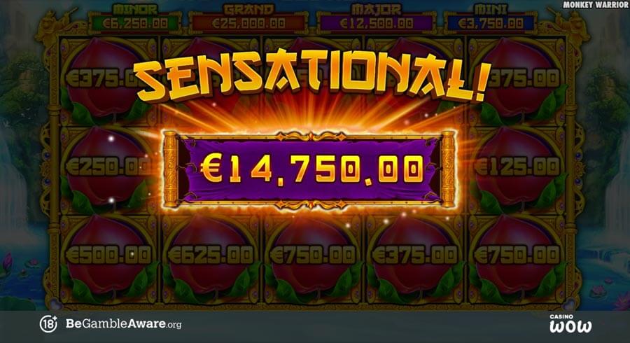 Monkey Warrior Big Win