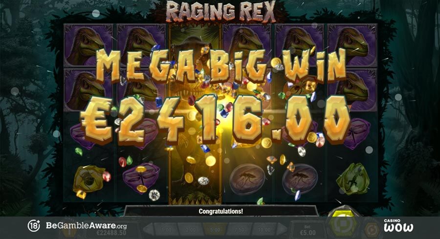 Raging Rex Big Win