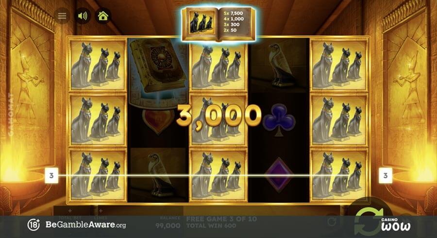 Ramses Book Flaming Link Big Win