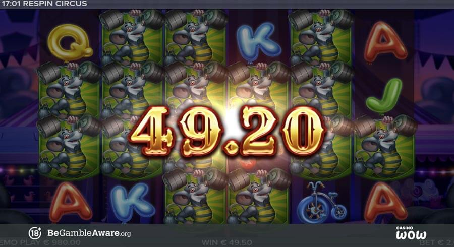 Respin Circus Big Win