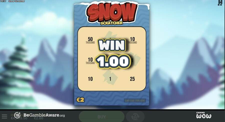 Snow Scratcher Win