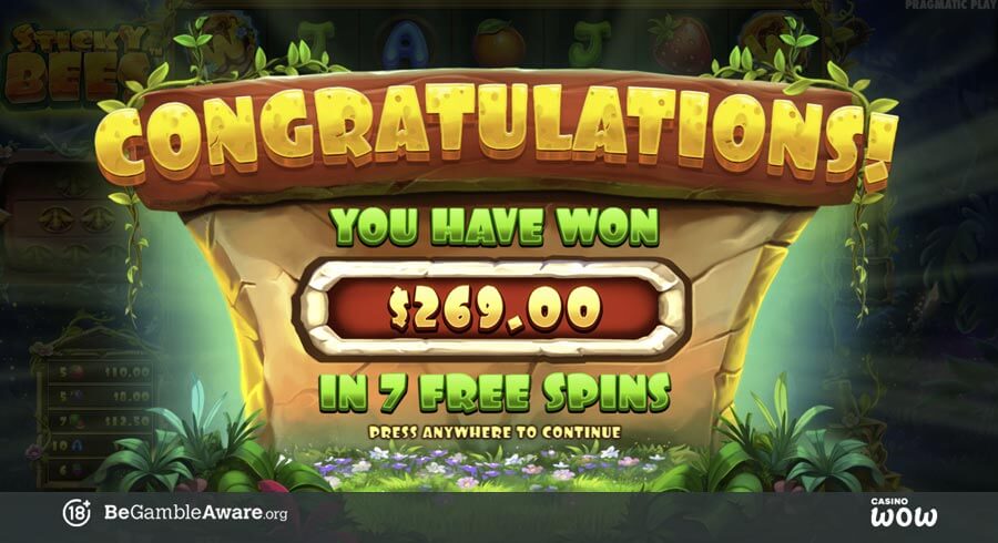 Sticky Bees Big Win