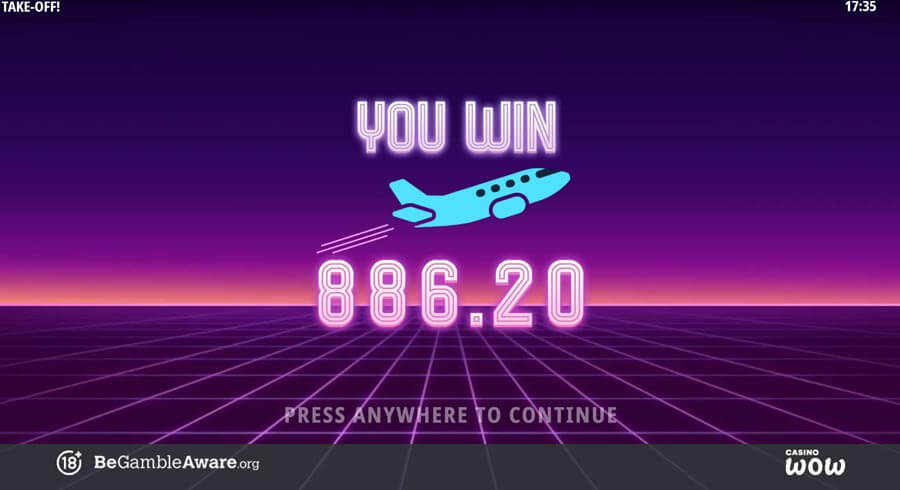 Take-Off! Big Win