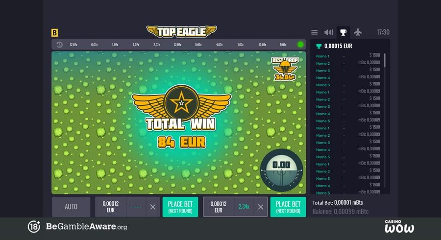 Top Eagle Big Win