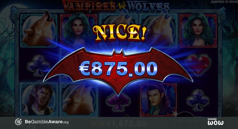 Vampires vs Wolves Big Win