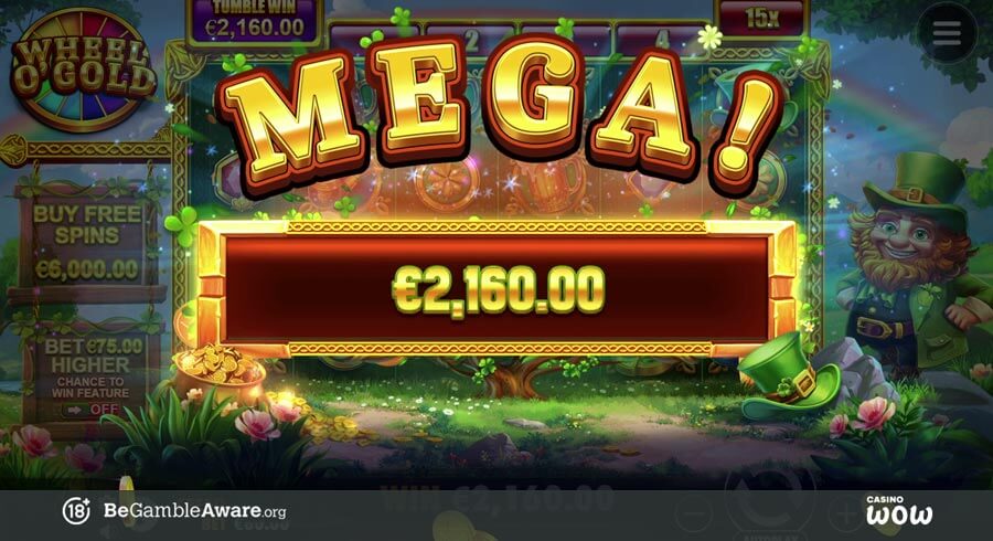 Wheel O' Gold Big Win