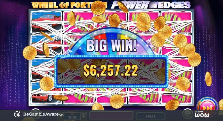 Wheel of Fortune Power Wedges Big Win