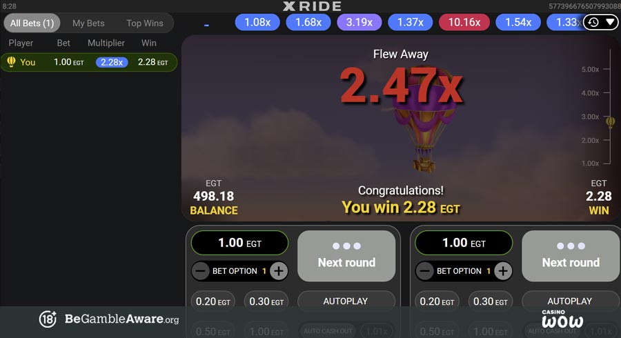 xRide Big Win